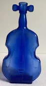Cobalt Blue Glass Violin Bottle (#2) — Montgomery Violins