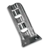 1/2″ STAMPED STEEL BRACKET – SILVER