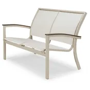 Bazza Sling Stacking Two Seat Loveseat