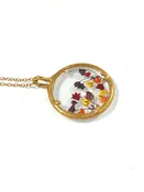Baby's Breath Pressed Flower Necklace by Catherine Weitzman — Spring Street Boutique