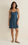 Angel Eyes Denim Midi Dress