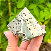 AAA Quality Polished Pyrite Pyramid