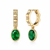 Alter Ego Convertible Hoop Earrings by Mined + Found