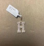 10K 0.54CT "H" Initial Charm