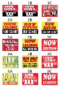 Amenity, Rent, For Lease Signs Grp I