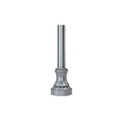10' Tall x 4.0" Base OD x 3.0" Top OD x 0.125" Thick, Round Tapered Aluminum, Decorative Trenton Style Anchor Base Light Pole
