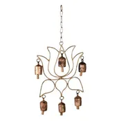6-Bell Lotus Chime (13" L x 9" W x 20" H)