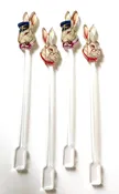 Captain Hat / Bow Tie Rabbit Swizzle Sticks Set/4 — Missing Q Press