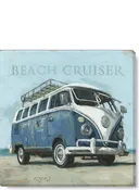 Beach Bus Canvas Print | Coastal Decor | Wall Art