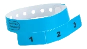 Cash Tag - 3 Tab Vinyl Wristbands