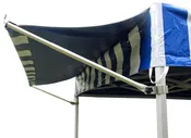 10' PVC Speedy Pop-up Tent Canopy Top Extension, Blue and White