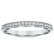0.50 cttw Round Brilliant Cut Pave Set Diamond Eternity Band