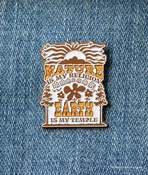 Enamel Pin | Nature is My Religion