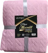 1 Piece Moonlit Bedspread – Solid Colors | 100% Microfiber (32 PER CASE)