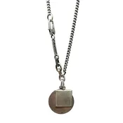 Sterling Silver Heritage Medals Chain Necklace