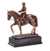 10.5 inch male dressage sculpture