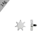 14g Internally Threaded Plain Sun End