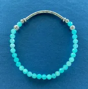 Amazonite Gemstone Bracelet 4mm