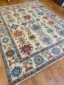 Kaoud Rugs 8.1X10.1 Rectangle Ivory OUSHAK Area Rug