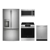 GE 4 Piece Stainless Steel Kitchen Package 0237010