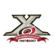 1997-07 Carolina Hurricanes 10th Anniversary Jersey Patch