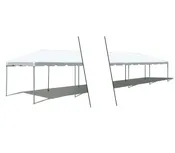 10' x 100' Premium Single Tube West Coast Frame Canopy Tent, Sectional