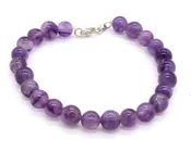 Amethyst Beaded Bracelet