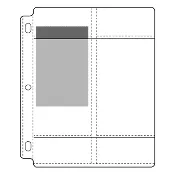 Century Poly Photo Pages, Vertical APS - Holds 4 - 4" x 7" (25/pk)