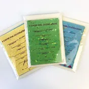 "A CAUSE FOR CELEBRATION" MADLIB HANDMADE LETTERPRESS GREETING CARD 4-PACK — PAPERCRAFT MIRACLES LLC