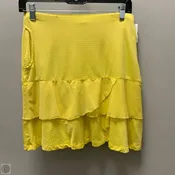 Athletic Skort By Bette And Court In Yellow, Size: Large