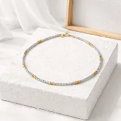 Alternating Dorika Bead Necklace