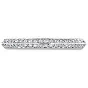 0.18 ctw. Camilla Pave Knife Edge Band in 18K White Gold