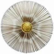 70's Casa Devall Starburst Wall Sculpture 32" Dia.