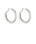 35mm Bold Metal Clasp Hoops