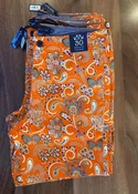 Arey Orange Paisley Mens Short 7" Inseam