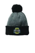 GREY &amp; BLACK NEW ERA COLORBLOCK CUFFED BEANIE