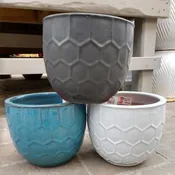 11.4" MCARR HONEY COMB PLANTER