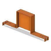 DOUBLE PALLET STOPPER 12"