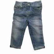 7 For All Mankind The Skinny Crop & Roll Jeans SIZE 4T