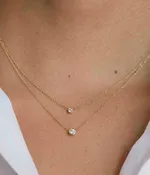 B. Collection Bezel Necklace — Santisi & Bove