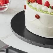 12" Black Round Cake Drums Pk/6 Bakers Lane