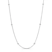 Bezel Set Necklace