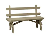 Garden Bench with Back 28"