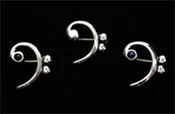 Bass Clef Pin