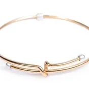 2-Tone Adjustable Bangle - 2 Options!