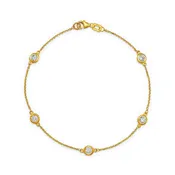 0.75 Carat Diamond Station Bracelet