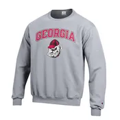 Champion UGA Georgia Crew Sweatshirt - Gray
