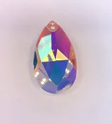 AB Asfour #872 1.5-Inch Pear Crystal Prism Suncatcher