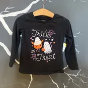 Carter's Black Trick or Treat LS Tee 2