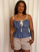 Abigail Smocked Tank
